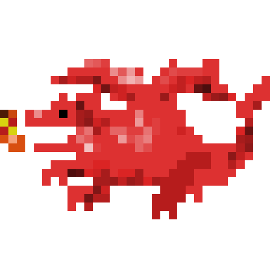 Gary the pixel dragon